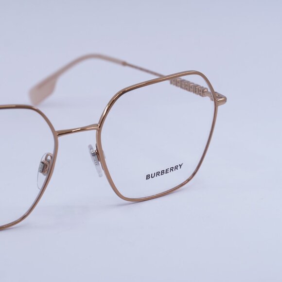 Burberry BE1381 1337 Eyeglasses Rose Gold 54mm Geometric Frame - Picture 5 of 11